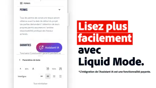 Adobe Acrobat Reader pour PDF screenshot