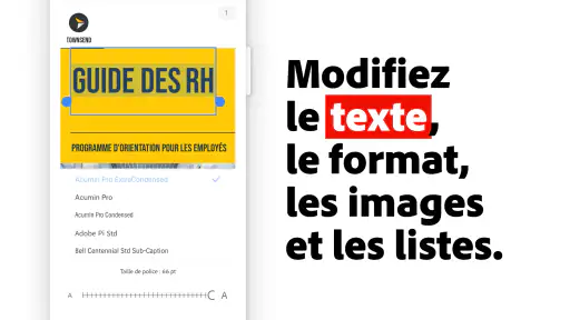 Adobe Acrobat Reader pour PDF screenshot