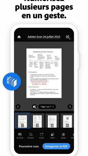 Adobe Scan : scanner PDF, OCR screenshot
