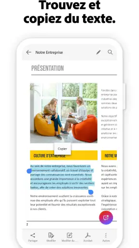 Adobe Scan : scanner PDF, OCR screenshot