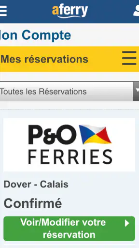 aFerry - Tous les ferries screenshot