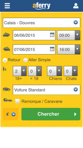 aFerry - Tous les ferries screenshot