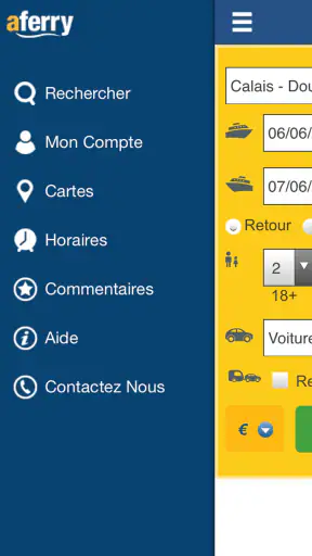 aFerry - Tous les ferries screenshot