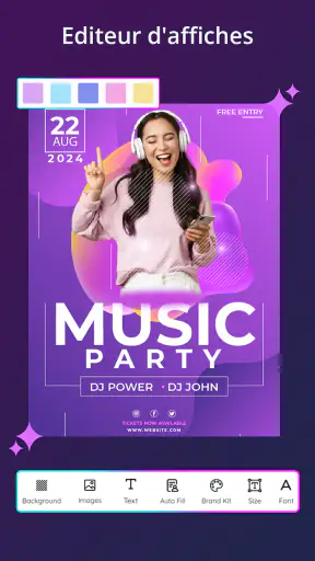 Affiche creation IA, Poster AI screenshot