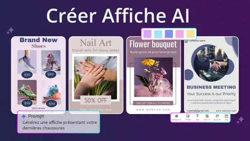 Affiche creation IA, Poster AI screenshot