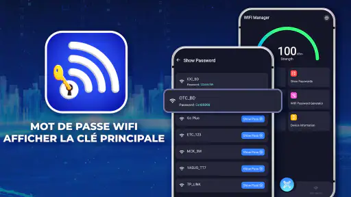 Afficher le mot de passe Wifi screenshot