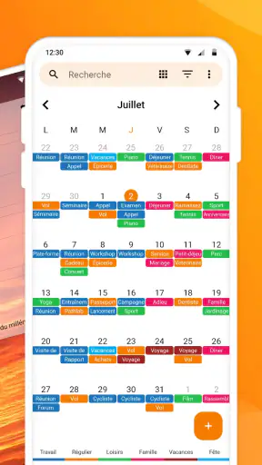 Agenda simple screenshot
