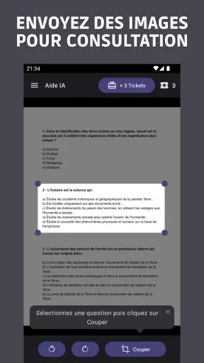 Aide IA : Application d'étude screenshot