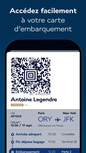 Air France - Réserver un vol screenshot