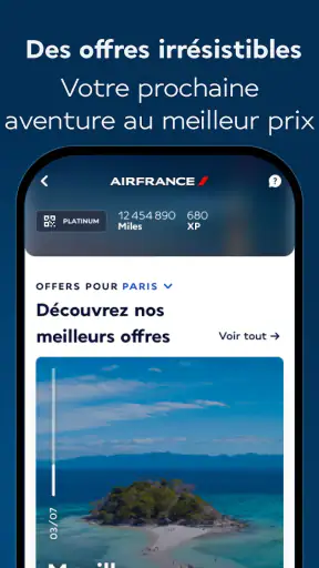Air France - Réserver un vol screenshot