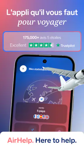 AirHelp・Suivre un vol screenshot