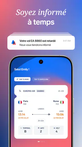 AirHelp・Suivre un vol screenshot