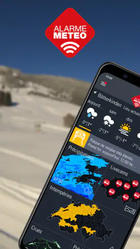 Alarme-Météo : Temps Suisse screenshot