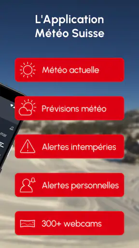 Alarme-Météo : Temps Suisse screenshot