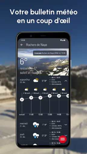 Alarme-Météo : Temps Suisse screenshot