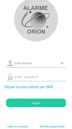 ALARME ORION IP2 screenshot