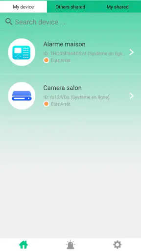 ALARME ORION IP2 screenshot