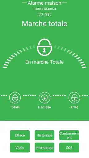 ALARME ORION IP2 screenshot