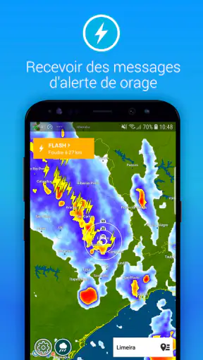 Alerte Orage Meteoplaza screenshot