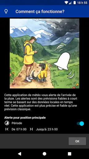 Alerte Pluie (Rain Alarm) screenshot