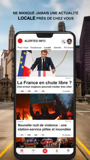 Alertes info screenshot
