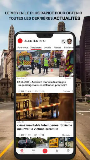Alertes info screenshot