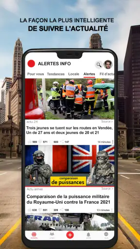 Alertes info screenshot