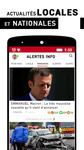 Alertes info France screenshot