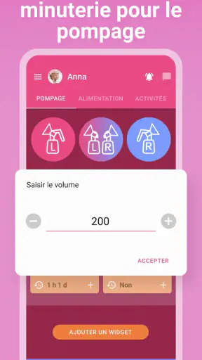 Allaitement maternel Journal screenshot