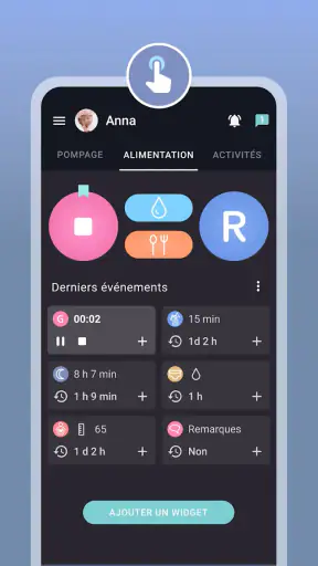 Allaitement maternel Journal screenshot