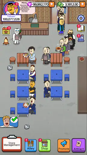 Alley Restaurant Tycoon screenshot
