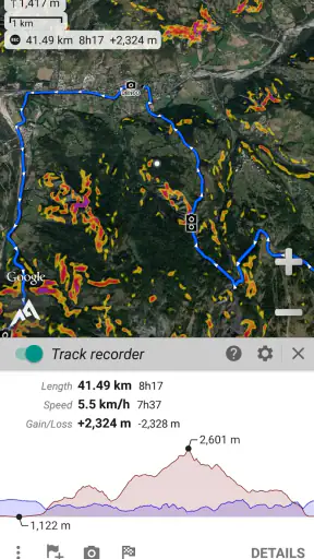 AlpineQuest Rando GPS screenshot