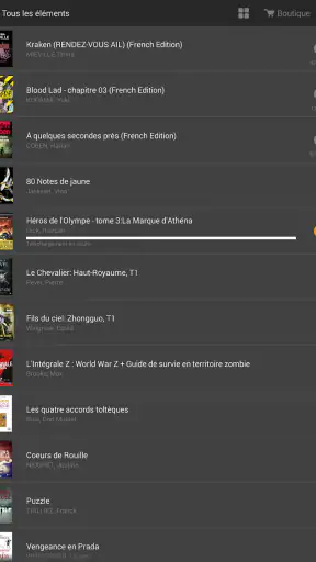 Amazon Kindle screenshot