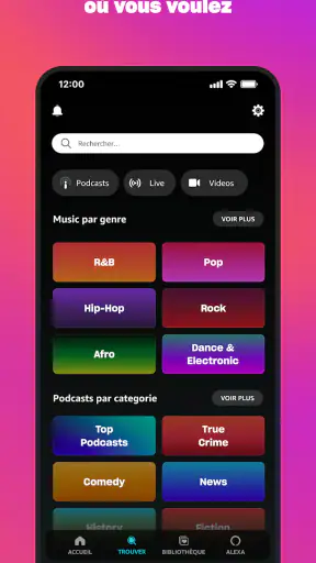 Amazon Music: Podcasts et plus screenshot