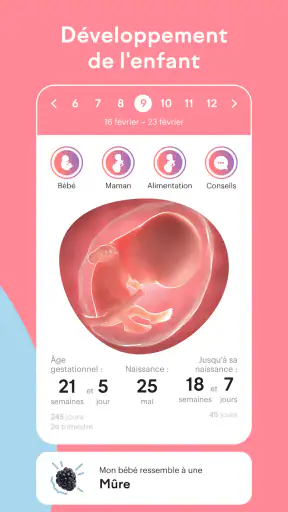 amma : Calendrier de grossesse screenshot