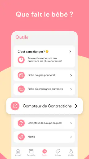 amma : Calendrier de grossesse screenshot