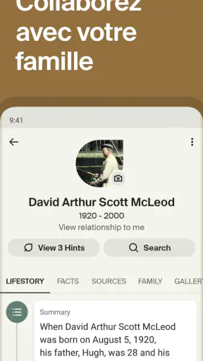 Ancestry : Généalogie et ADN screenshot