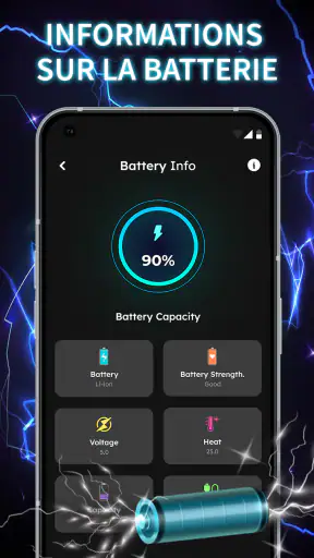 Animation Charge Batterie 3D screenshot