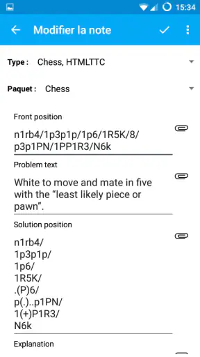 AnkiDroid (Cartes mémoire) screenshot