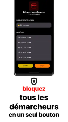 Anti SPAM bloqueur démarchage screenshot