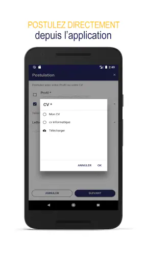 Apec : offres d’emploi cadre screenshot