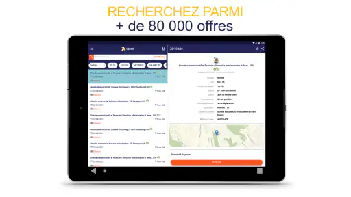 Apec : offres d’emploi cadre screenshot