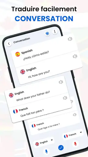 App de traduction de langues screenshot