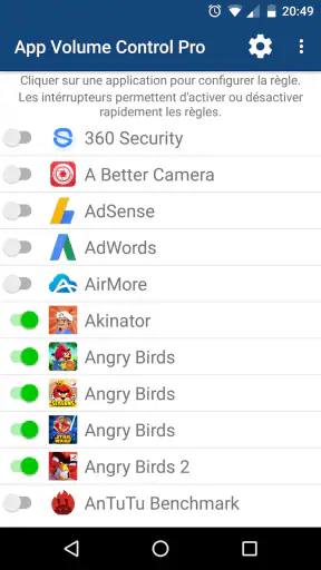 App Volume Control Pro screenshot