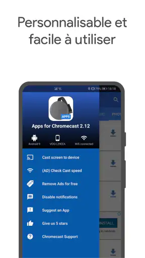 Applications pour Chromecast screenshot