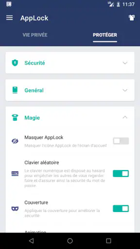 AppLock screenshot