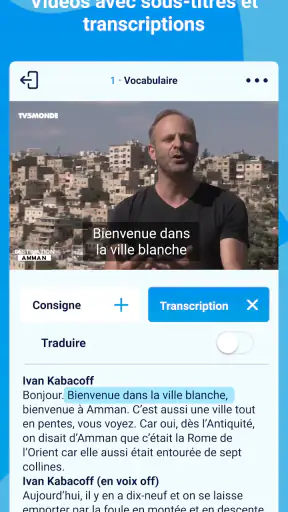 Apprendre le français TV5MONDE screenshot