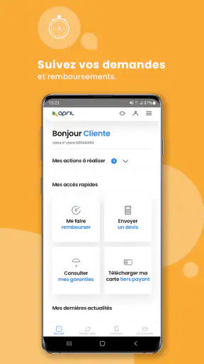 APRIL Santé Prévoyance Emprunt screenshot