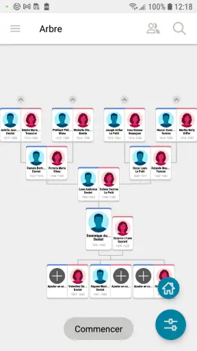 Arbre Familial de FamilySearch screenshot