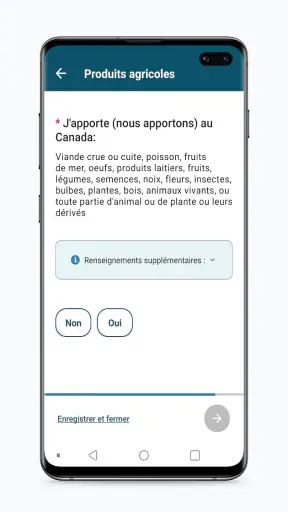 ArriveCAN screenshot